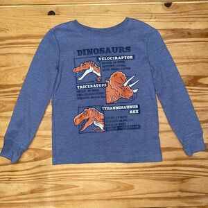 Jumping Beans Toddler Boy Blue Gray Dinosaur
Thermal Long Sleeve Shirt 4T